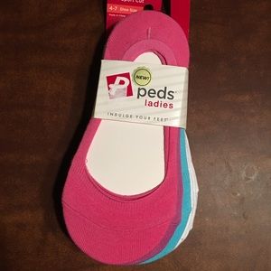 6 pack ladies pastel peds low sport cut